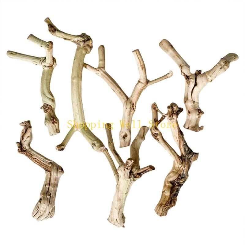 KX4B Reptiles Driftwood Cave for Lizards Geckos Habitat Accessory for Bearded Dragon