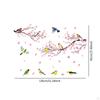 Tree Branch Art Decals Floral Birds Wall Stickers Convenient Decorative DIY Waterproof for Dining