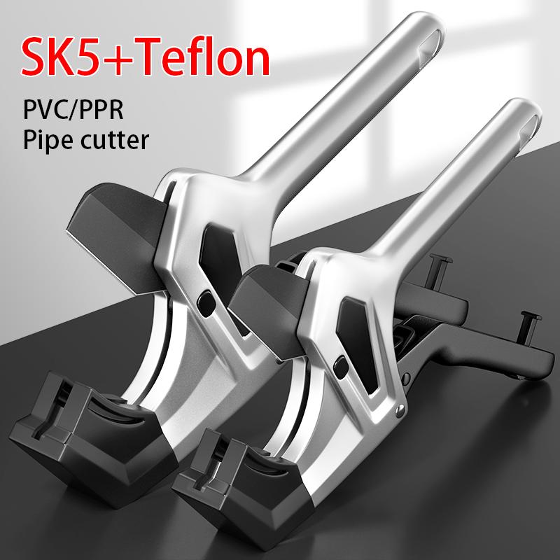 Multi-Material Pipe Cutter, Heavy-Duty Tubing Cutter for Copper PVC CPVC PEX Plastic, Cutting Capacity with Precision Wheel