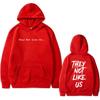 Rappndrick Lamar They Not Like Us Double Sided Print Hoodies Fashion Letter Printed Graphic Sweatshirts Casual Harajuku