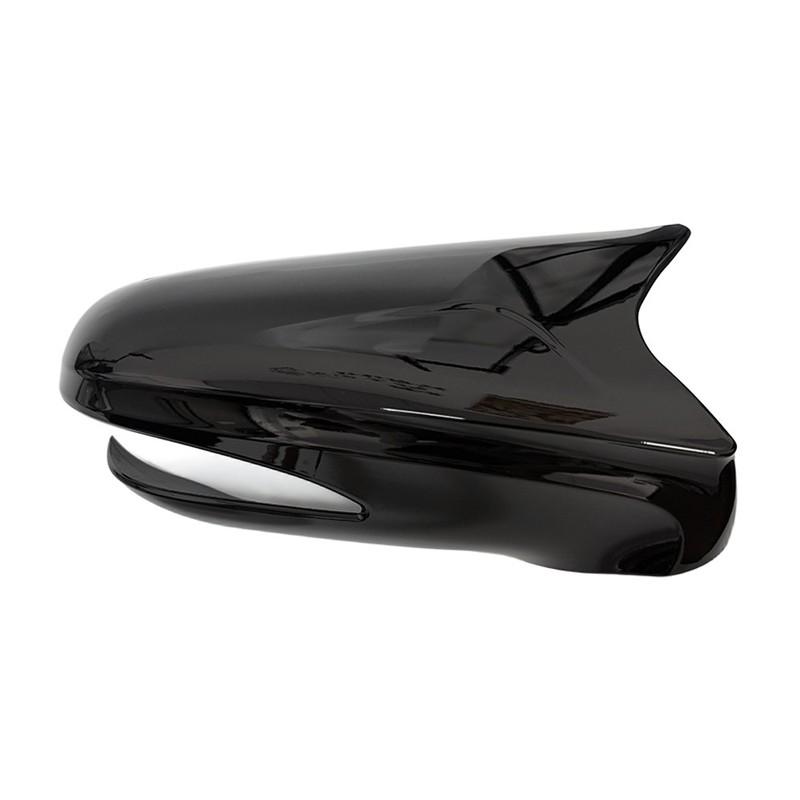 For LHD Lexus IS250 IS350 ES350 LS 2006-2012 US Version ABS Car Side Mirror Cover Wing Cap Exterior Door Trim Adhesive Sticker