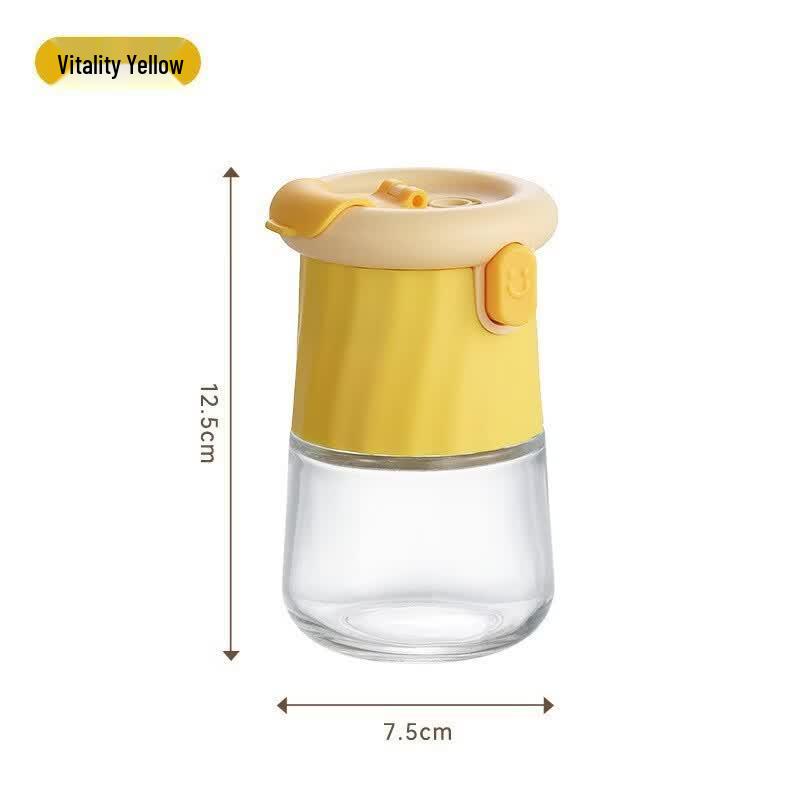 Press-Type Glass Seasoning Jar Set