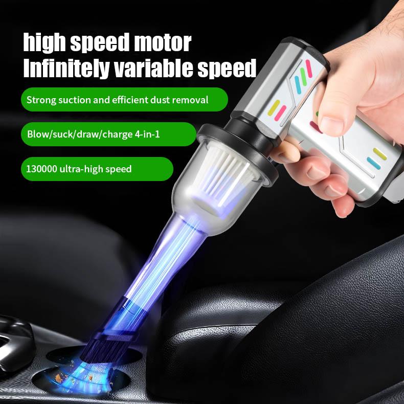 Handheld Turbo Fan Vacuum Cleaner High Speed Blower Electronics Car Detailing Outdoor Tool