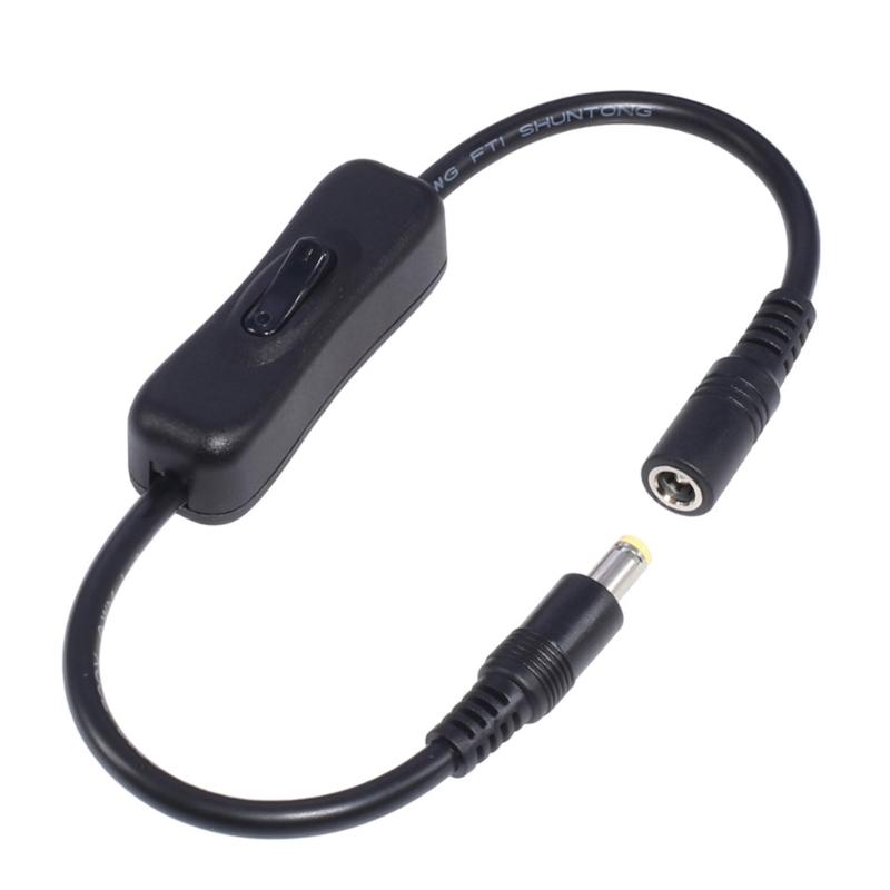 DC Extension Cable Male To Female Power Connector 5.5mmx2.1mm/ 5.5mmx2.5mm Plug Adapter for Routers LED Light Speaker