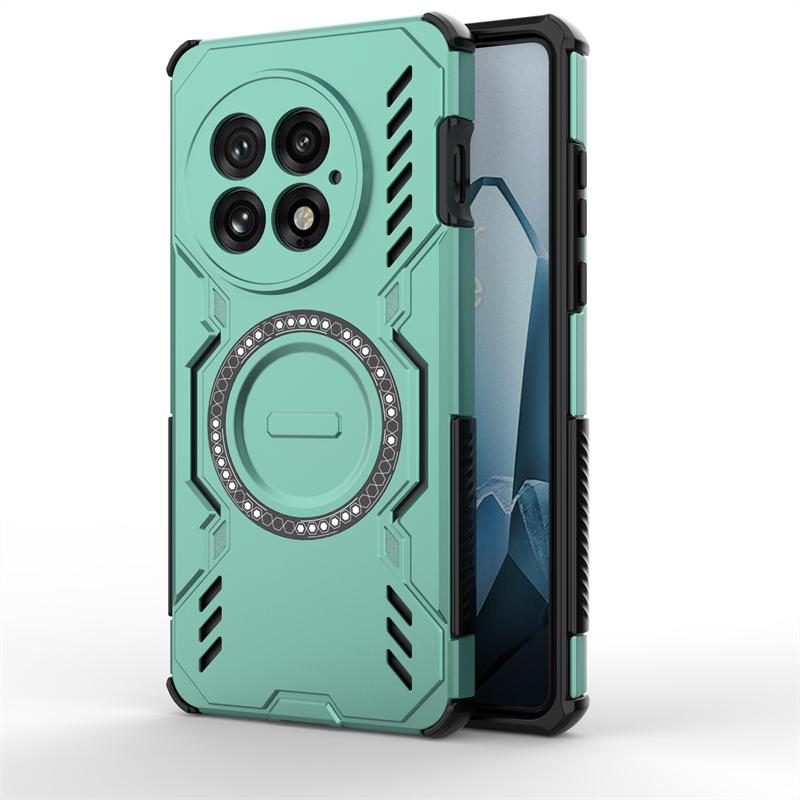 Nárazuvzdorný pancéřový kryt pro OnePlus 13 Magnetická adsorpce Bezdrátové nabíjení Zadní kryt Pouzdro na telefon OnePlus 13 Pro pouzdro OnePlus 13