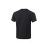 Li-Ning Plain Color Breathable Short Sleeve T-Shirt Men tops Black ATST021-1