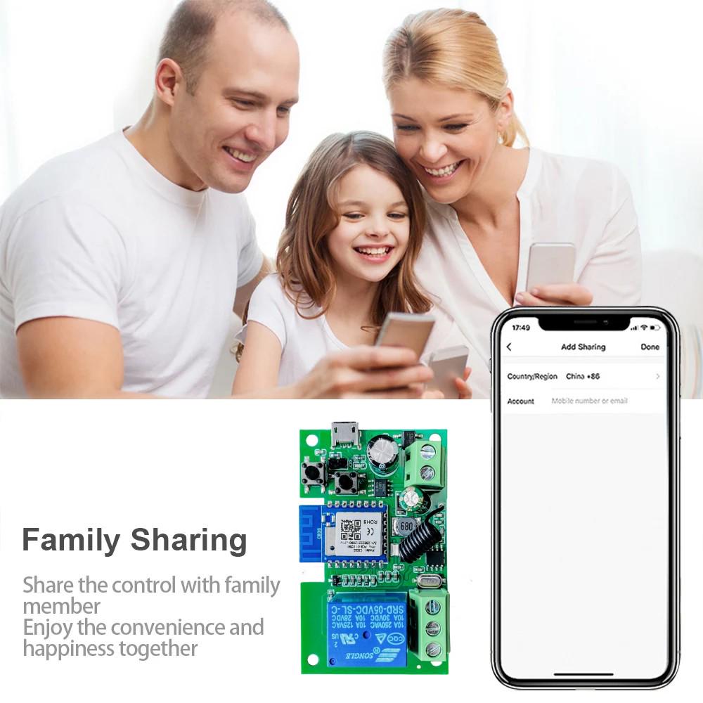 Verbessertes Smart Home Fernschaltermodul (7-32V)