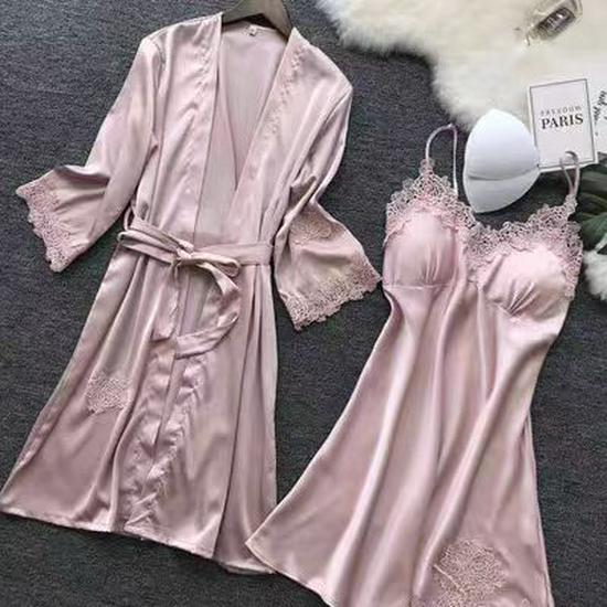 Heißverkaufendes Damen Erotisches Spitzen-Camisole und Shorty Zweiteiliges Dessous-Set Small rosa