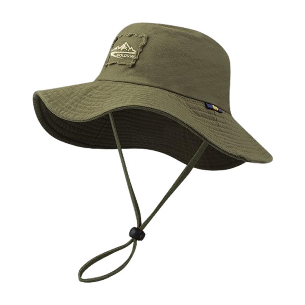 Summer Hiking Fisherman Hat Versatile Sun Shade Drawstring Fisherman Hats for Friend Family Neighbors Gift