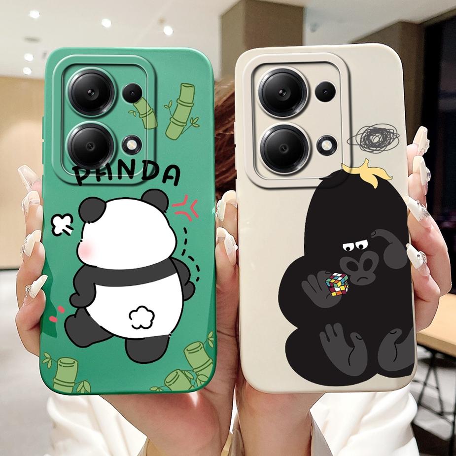 For Xiaomi Redmi Note 13 Pro 4G Case Cute Fashion Cartoon Cover Soft TPU Phone Cases For Redmi Note 13 Pro Plus Note13 5G Bumper