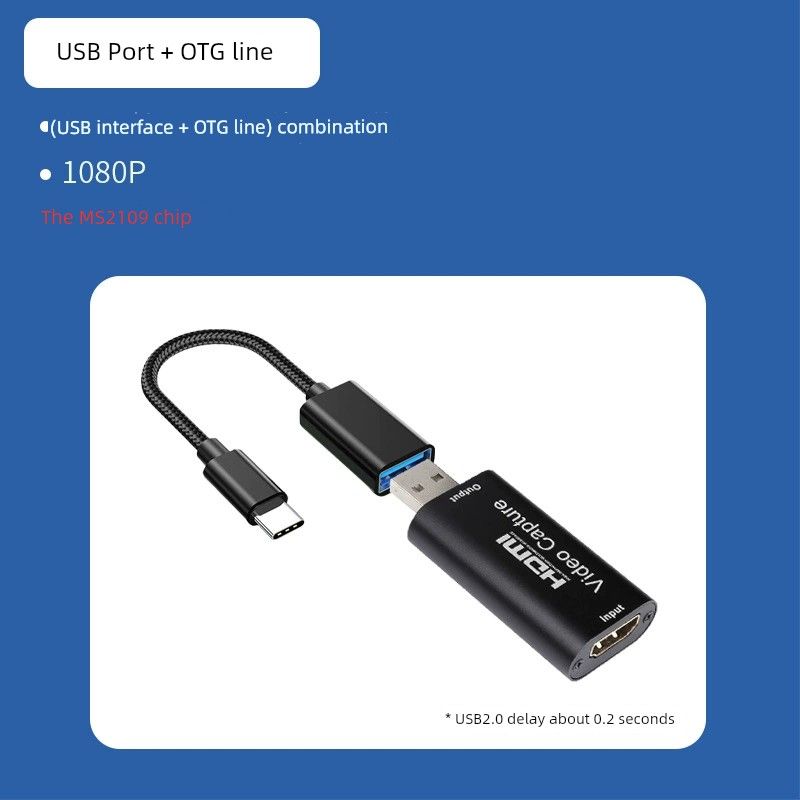 

1080P Monitor Computer Host HD Monitor USB + OTG head (combination)