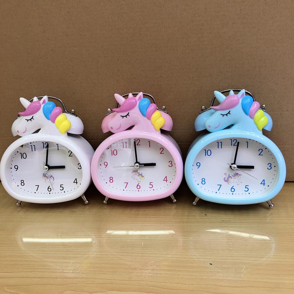 3.5-inch Silent Scanning Bell Ringing Bell Cartoon Animal Shape Children's Study Gift Pendulum Clock