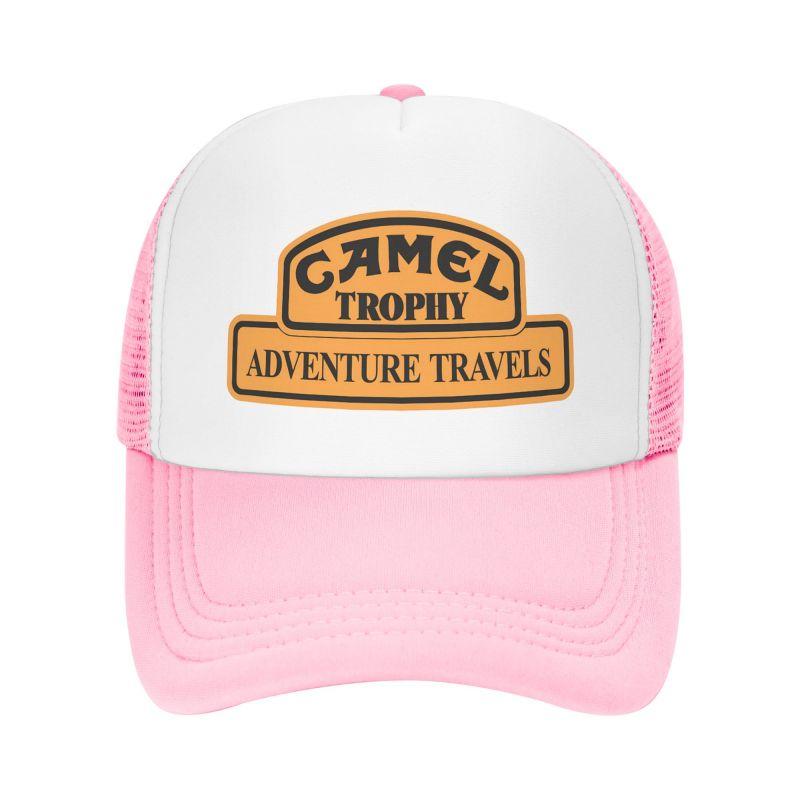Camel Trophy Racing Print Netz-Baseballkappe Unisex Sommer Atmungsaktiv Sonnenschutz Snapback-Hut Outdoor Trucker-Hüte Papa-Hut