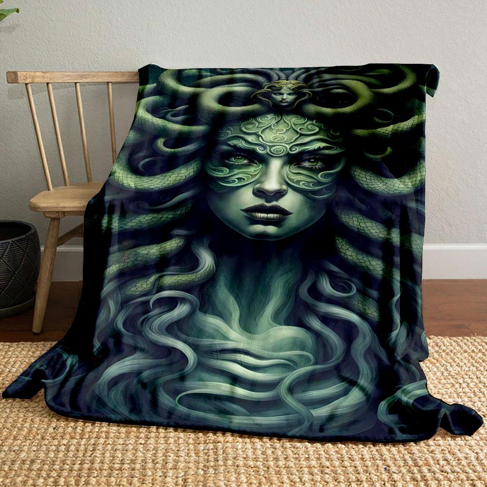 

Medusa Snake Blanket bedroom Blanket for Livingroom Couch lunch break Soft throw for Friend s festival Gift 80cm x 120cm