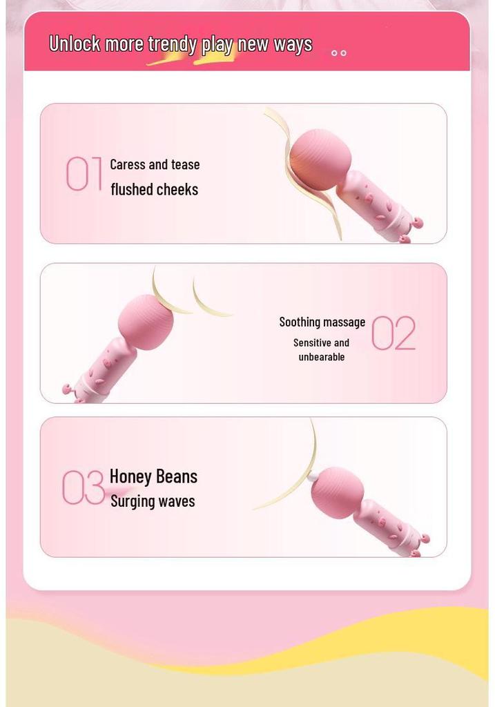 Active Point Cute Pet AV Vibrator - Female Masturbator Toy for Private Pleasure