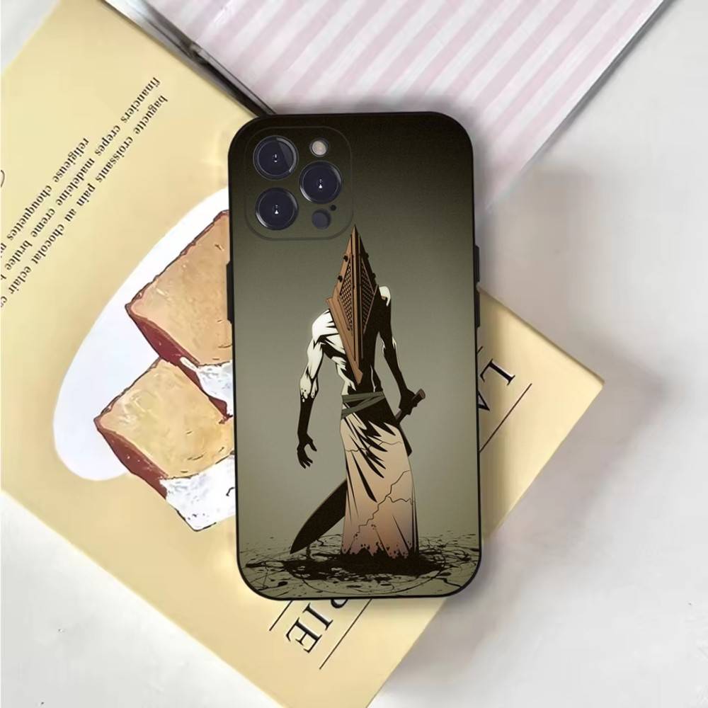 Horror Games Silent Hill Phone Case Phone Case For iPhone 16,15,14,13,12,11,Pro,X,XS,Max,XR,Plus,Mini Soft Black Cover