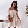 2026 Summer Off-the-Shoulder Backless Long Dress