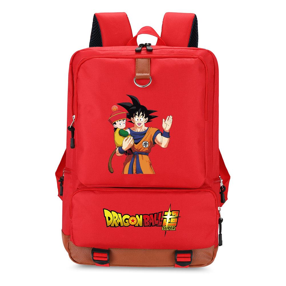 Cartoon Animation Dragon Ball Schoolbag Backpack Student Schoolbag Men'S And Women'S Travel Bag Computer Bag