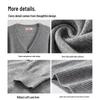 Hengyuanxiang Men's Pure Baby Velvet Cashmere V-Neck Cardigan Sweater