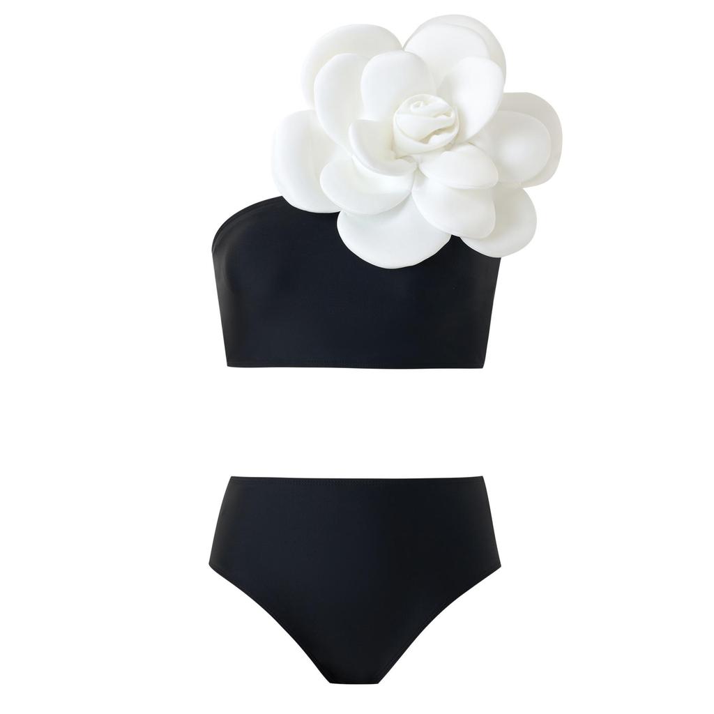 Maillot de bain une pièce rétro style européen et américain avec jupe en mousseline - Maillot de bain amincissant pour femmes 2025