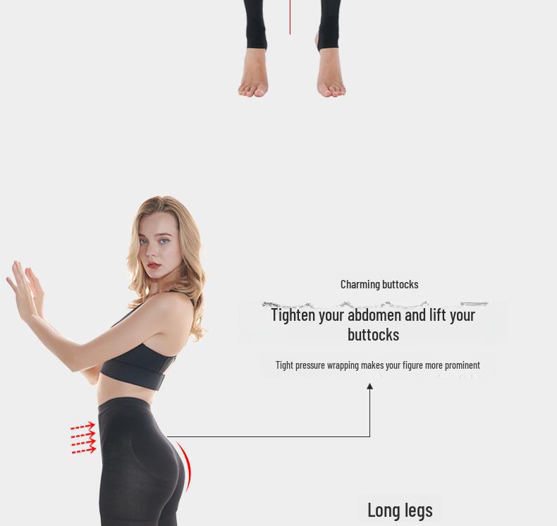 Women's Spring and Autumn Slimming Compression Stockings for Legs