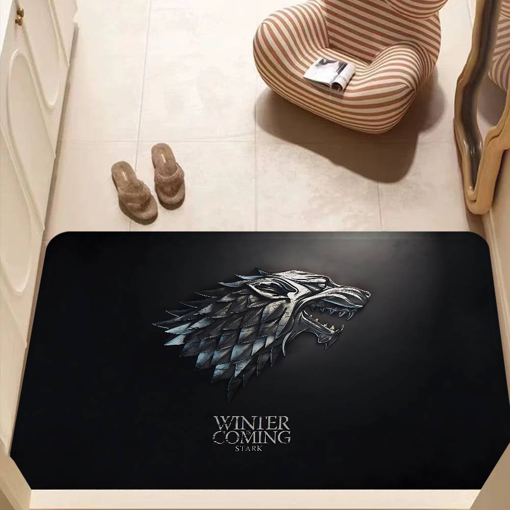 Popular TV Series G-Game Of T-Thrones Room Mats Anti-slip Absorb Water Long Strip Cushion Bedroon Mat Household Carpets