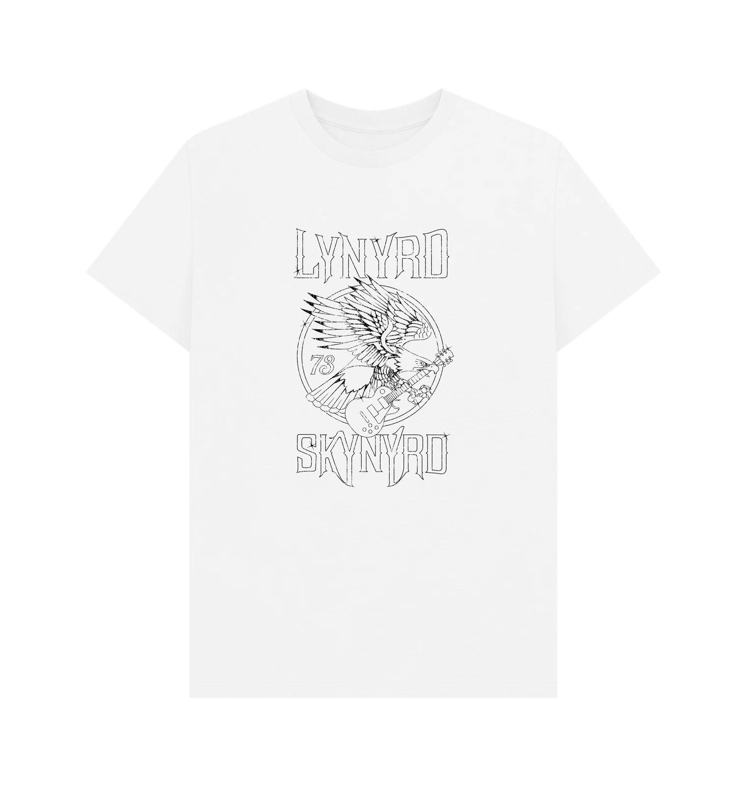 PREMIUM OFFICIAL Lynyrd Skynyrd Lynyrd Skynyrd Freebird Rock Band White T-Shirt S