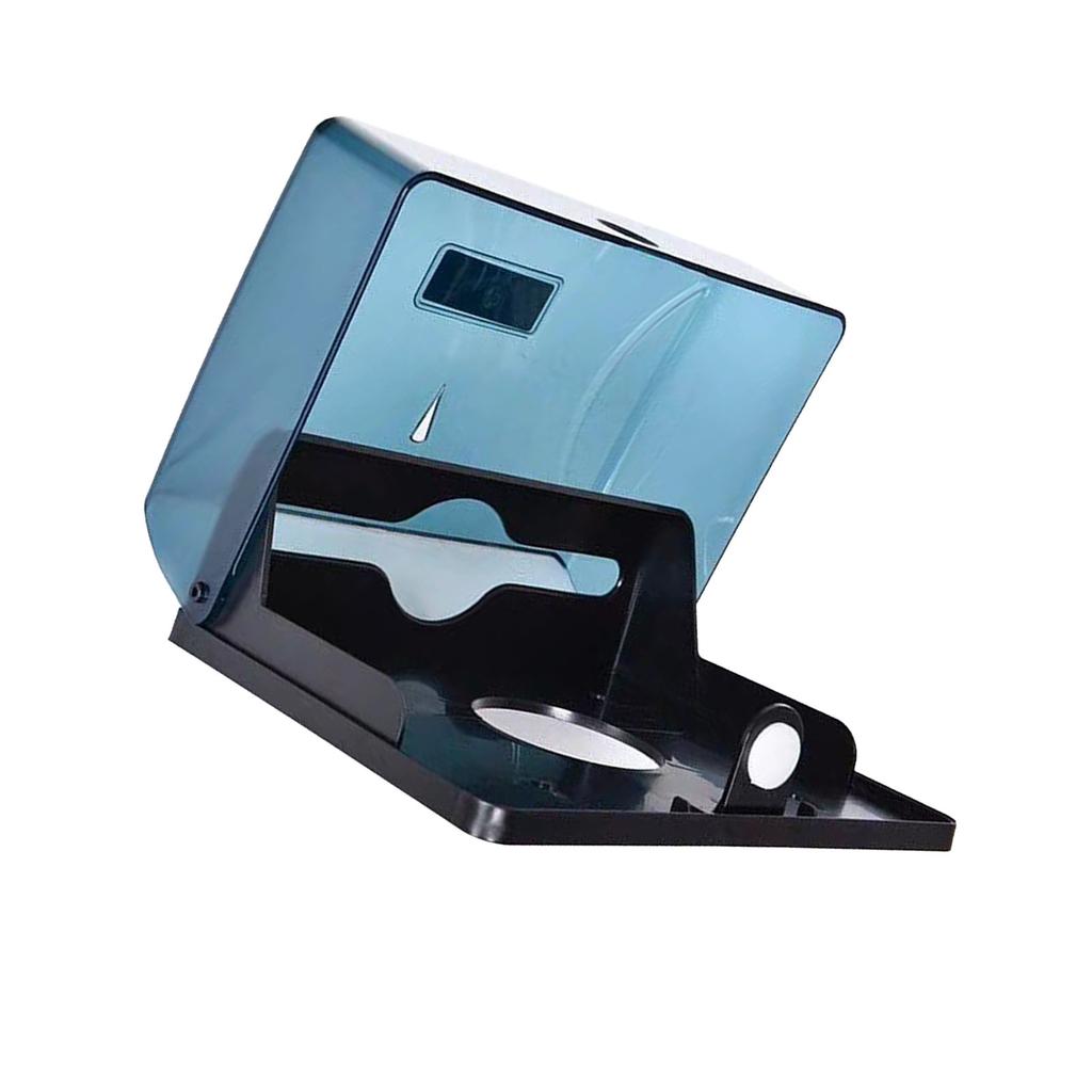 Tissue Box ABS Simple Large Capacity Space Saving Wall Mounted Tissue Holder for Hotel Toilet Home