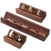 Uccellino Wooden Ring Stand, Jewelry Display Stand for Ring Storage and Exhibition In Stores (Set of 3, S, M, L)