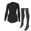 Slinx Quick-Dry Women's 2mm One-Piece Bikini Wetsuit with Diving Socks