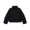 Puffer Jackets Women's Black Stand Collar Thickened Padded Puffer Jacket (Unisex) Puffer Jackets FB5150 010