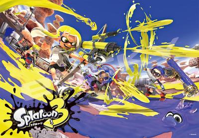 ENSKY Splatoon 3 51 X Cm Jigsaw 1000 Ages 3 and Up 73.5 Puzzle, Pieces, 1000T-357,
