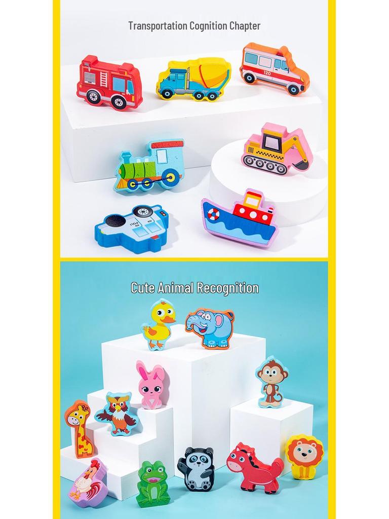 Wooden 7-in-1 Magnetic Fishing Game & Educational Number Board for Kids