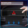 2Pcs Car Seat Organizer Seat Crevice Storage Box Multifunction Goods For Mitsubishi Lancer Lancer ASX Outlander 2 3 Pajero Mirage Exzos Pajero 4