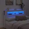 Cabeceira de Cama Com LED, Branca, 160X18,5X103,5 Cm