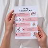 6Pcs Fitness Card Yoga Seated Postures Exercise Charts 30 Day Chair Exercises Plan Poster for Morning Sports Enduring