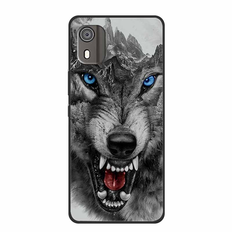 Case For Nokia C02 Luxury Soft Silicone TPU Black Phone Cover for Nokia C02 C 02 NokiaC02 Funda Lovely Shockproof Bumper Coque