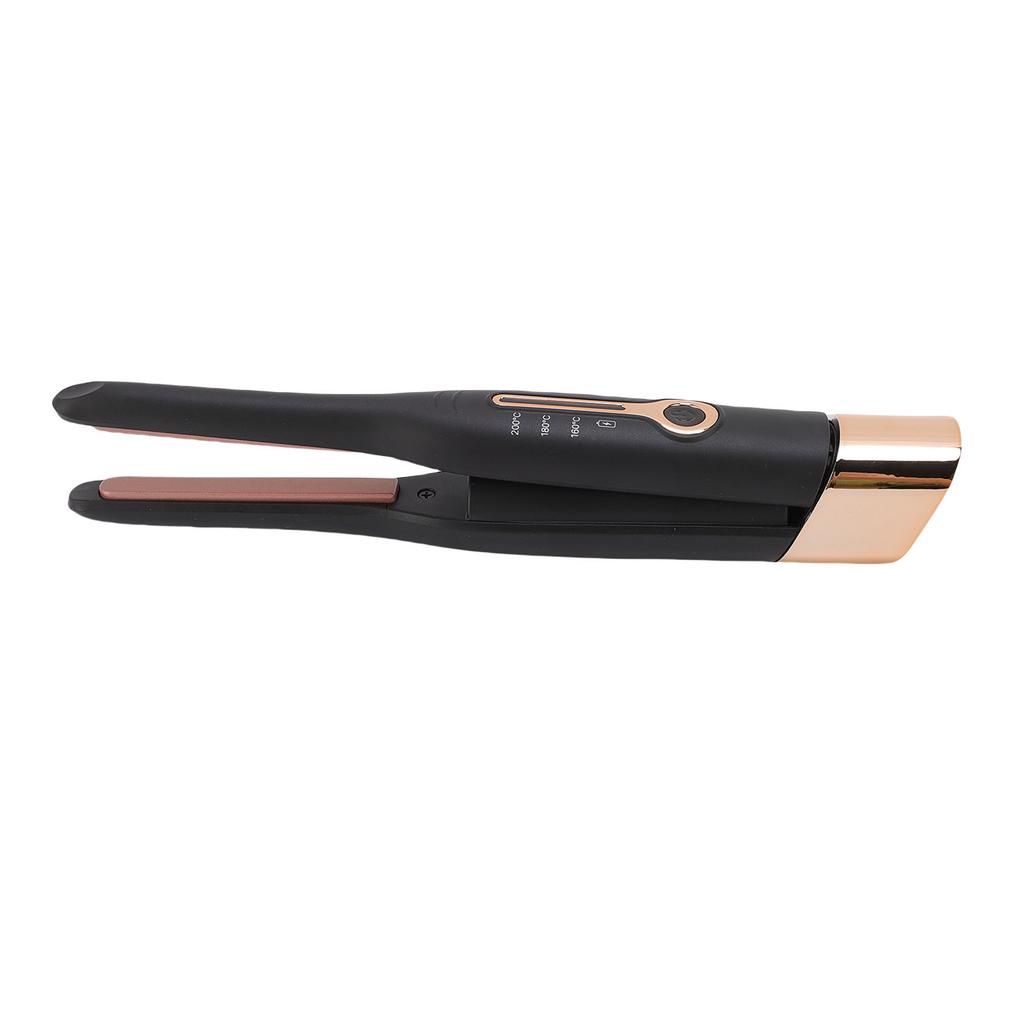 Pencil Flat Iron PI Film Cordless Heating Small Flat Iron Hair Straightener Curler Portable Styler for All Hair Types