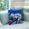 Luxury Rally Sports GTR Race Car Pillow Case Short Plush Sofa Decorative Gift Home Double-sided Printing Cushion