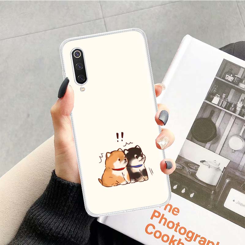 Cute Corgi cartoon Dog Phone Case For Xiaomi Redmi Note 13 14 15 Pro Plus 12S 12 14S 11S 11E 10 10S 11 11T 5G 4G Cover Coque Red