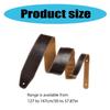 Adjustable Soft Leather Guitar Strap Thicken Universal Guitar Shoulder Strap Replacement Guitar Belt Guitar Accessories