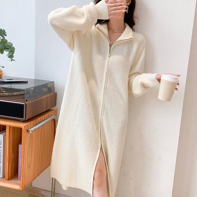 

MOCANA Women s Fashion Versatile Long-Sleeve Mid-Length Coat One Size