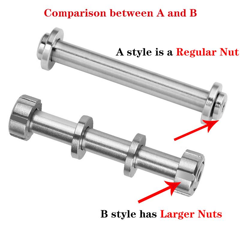 For Casio watchband special screws 5544 MTG-B1000 MTG B1000 watch strap interface screw rod connecting rod sleeve accessories
