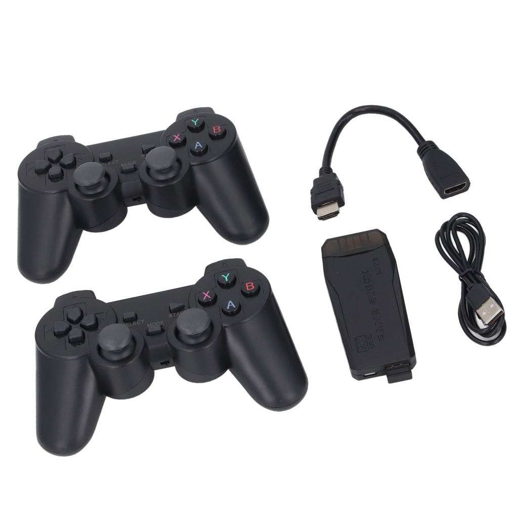 Bezdrátová retro herní konzole 4K duální 2,4 GHz 20 000+ her 9 emulátorů Retro video herní hůl s