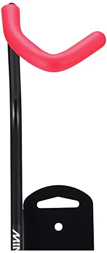 MINOURA Bicycle Bike Hanger V2 Wall-Mounted (Vertical Hanging Type) for 1 Bike, Black