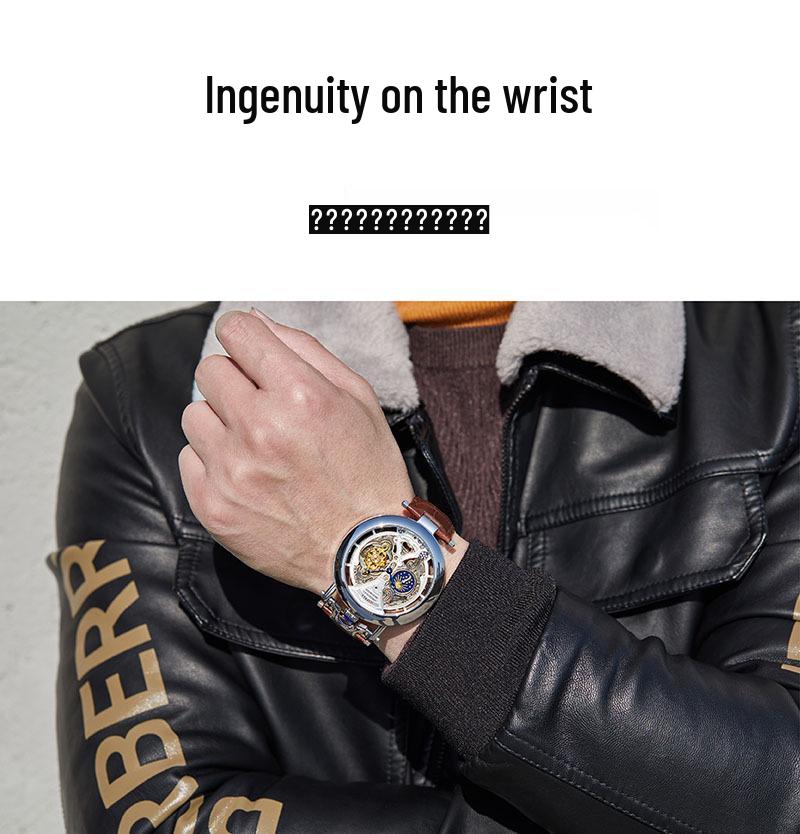 Brand New Men's Waterproof Automatic Tourbillon Mechanical Watch