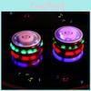 Conjunto de Pião Musical de Plástico Colorido Piscante com Luzes a Pilha