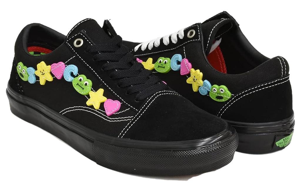 Old Skool Frog Skateboards x Skate Vans 'Black' VN0A5HF33LT