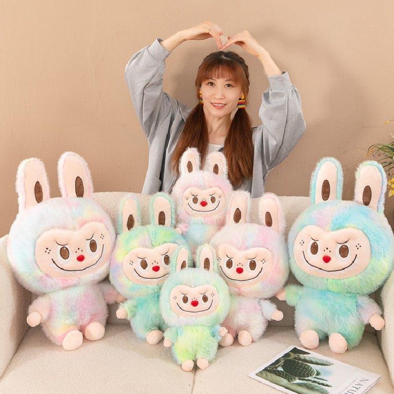 Leke Pute Plysj Romdekorasjon Ornament Barn Gave Tie Dye