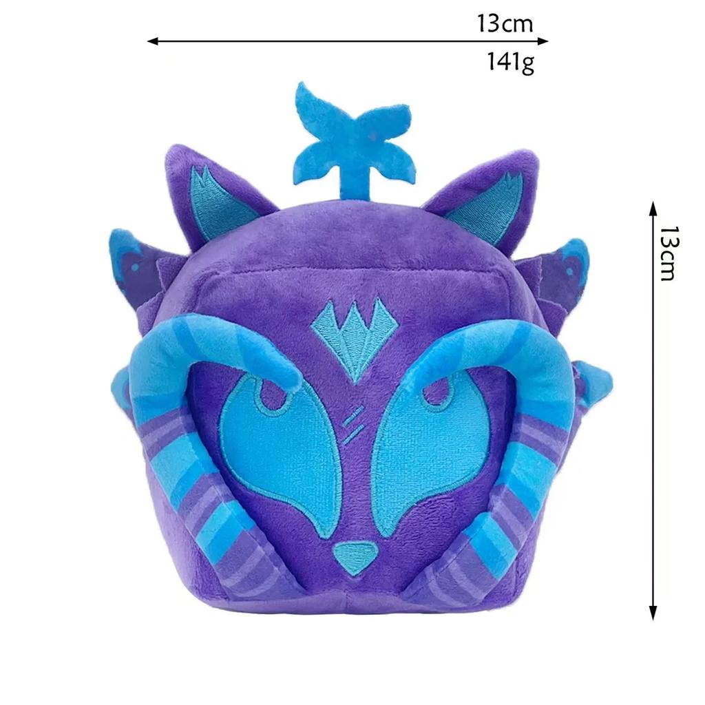 Anime Game Character Plush Toys Dragon Kitsune Yeti Leopard Soft Stuffed Dolls Kids Birthday Gift Room Decor